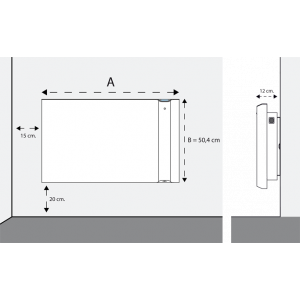 Digital Dual-Therm electric radiator - KLIMA 10