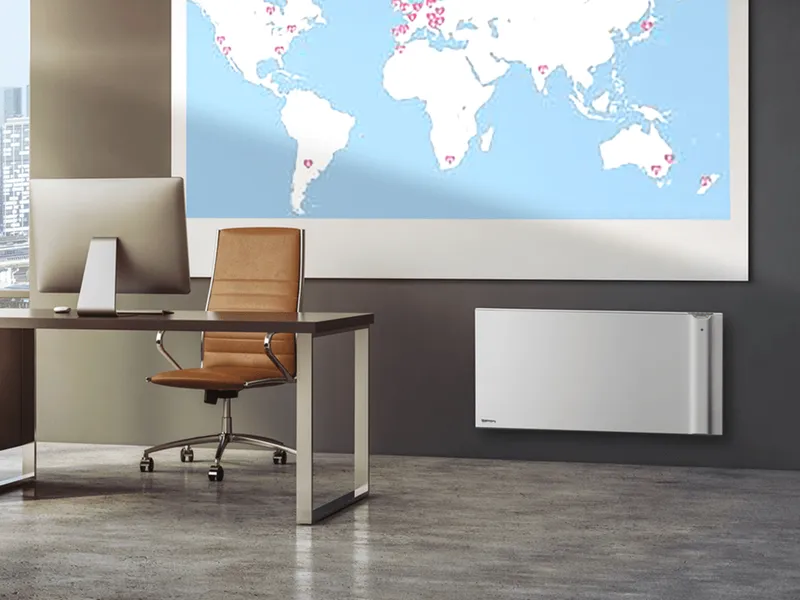 Klima dual therm ambientato in ufficio moderno