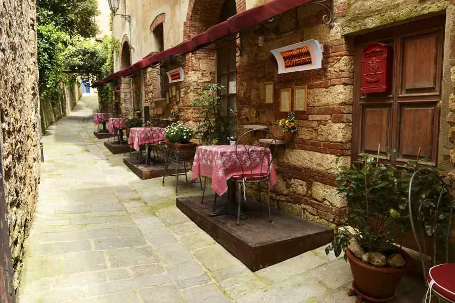 Oasi riscaldamento a infrarossi per gli spazi commerciali