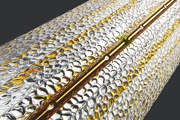 Oasi HT dettaglio parabola riflettente martellata