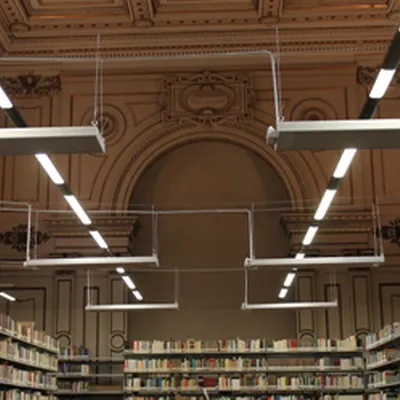 Thermo irraggiamento silenzioso per biblioteche