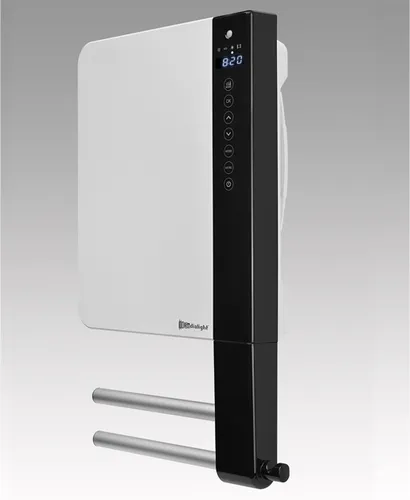 Windy bianco con barre porta salviette