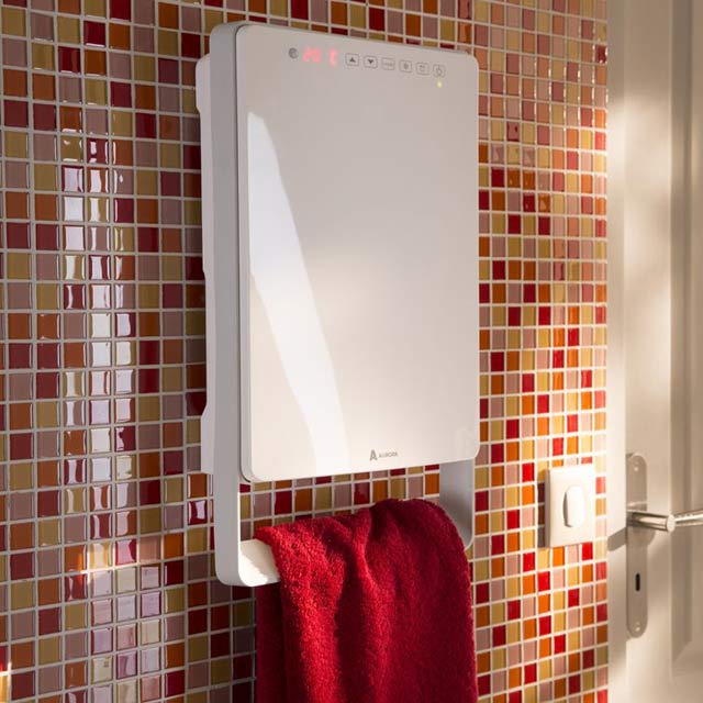 Termoventilatore da parete per bagno TOUCH ǀ Radialight